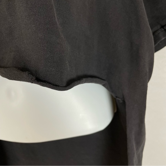 Black Claude Moonet‎ Shirt Clo the Cow Artist Mullet Crop T-Shirt Funny Graphic - Picture 9 of 14